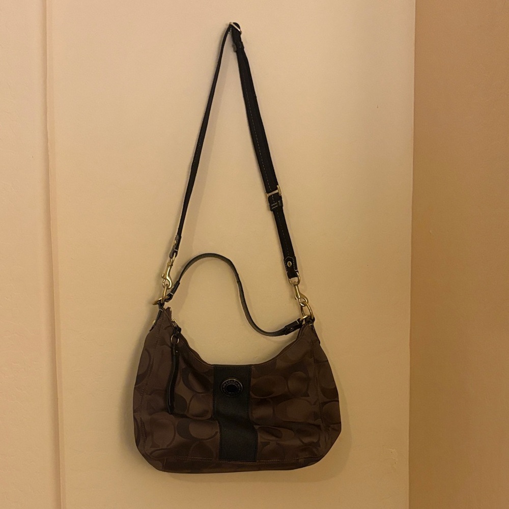Vintage brown Coach bag
